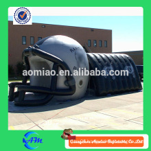 Customized large football helmet inflatable inflatable football helmet tunnel for sale